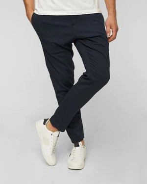 Granatowe spodnie wełniane męskie Dondup Pantalone Dom