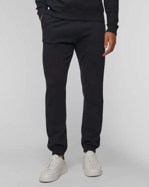 Granatowe Spodnie Z Kaszmirem Męskie Bogner Nelwin