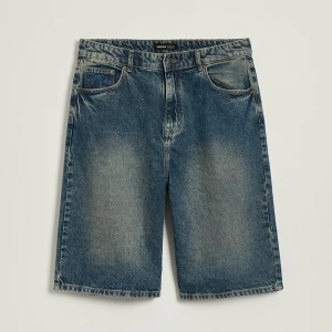 Granatowe szorty jeansowe baggy fit House