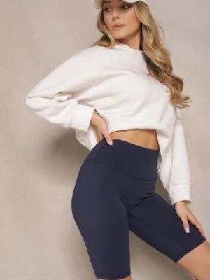 Granatowe Szorty Kolarki High Waist Basalla yu & me