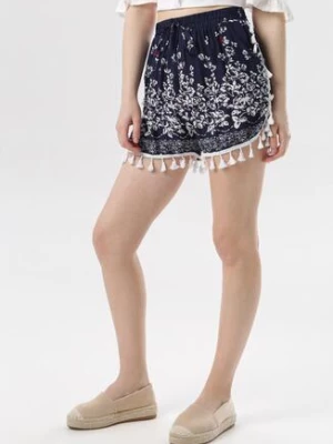 Granatowe Szorty Physamia r&f fashion