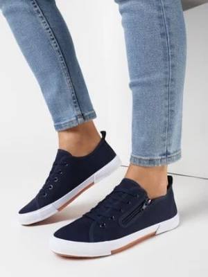 Granatowe Tenisówki Poreinilla