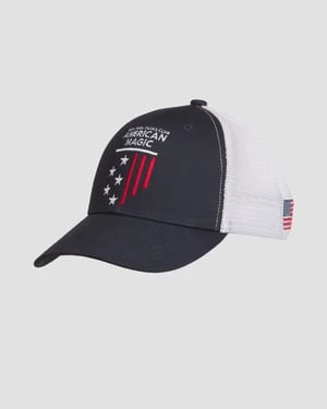 Granatowo-biała Czapka Z Daszkiem Helly Hansen Am Trucker Cap