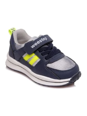 Granatowo-szare buty sportowe dla chłopca Weestep