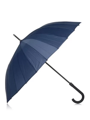 Granatowy duży parasol męski OCHNIK