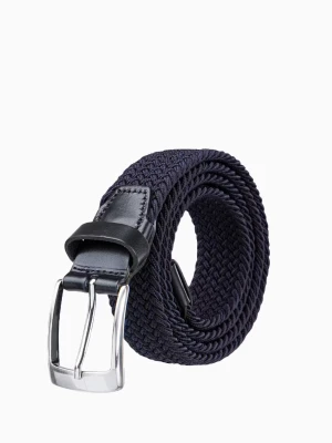 Granatowy elastyczny pasek męski rozmiar l Puccini