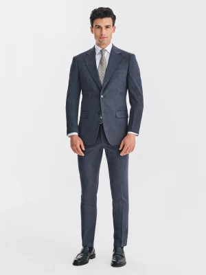 Granatowy garnitur męski Pako Lorente