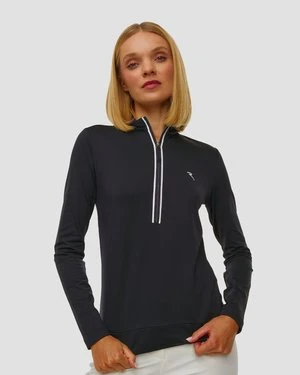 Granatowy Golf Damski Chervo Trapezista