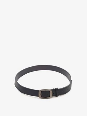 Granatowy Klasyczny Pasek z Prostokątną Klamrą Revemea jordan