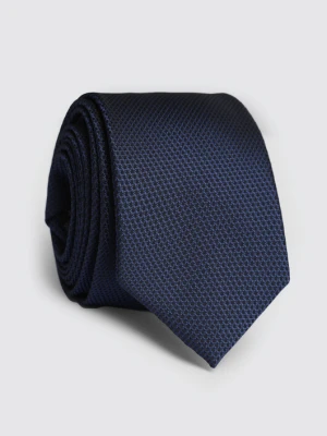 Granatowy krawat w mikrowzór 00058A75MMA Giacomo Conti