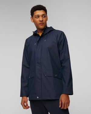 Granatowy Płaszcz Męski Helly Hansen Moss Rain Coat