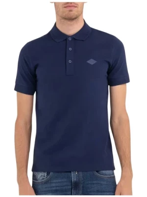 Granatowy Polo Shirt Replay