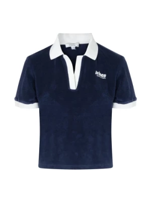 Granatowy Polo z Frotte Sporty & Rich