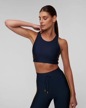 Granatowy stanik sportowy damski The Upside Oxford Nora Bra