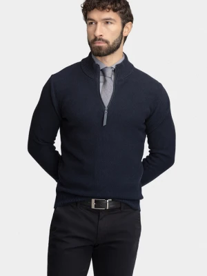 Zdjęcie produktu Granatowy sweter CLETO 01056B75TRB Giacomo Conti