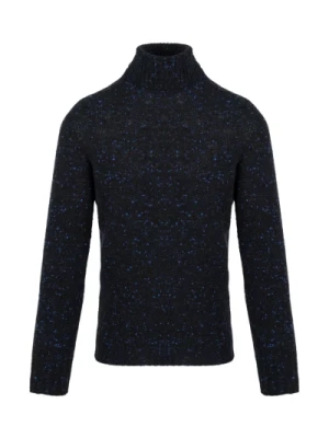 Granatowy Sweter dla Mężczyzn Drumohr