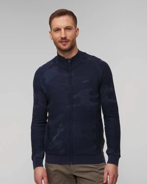Granatowy sweter męski Aeronautica Militare