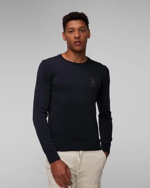 Granatowy sweter męski Aeronautica Militare