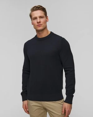 Granatowy Sweter Męski Hugo Boss Ecaio-p