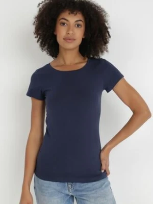 Granatowy T-shirt Gathanthei glo-story