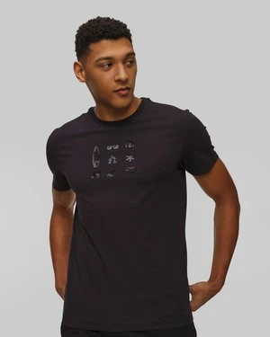 Granatowy T-shirt męski BOGNER FIRE+ICE Matteo