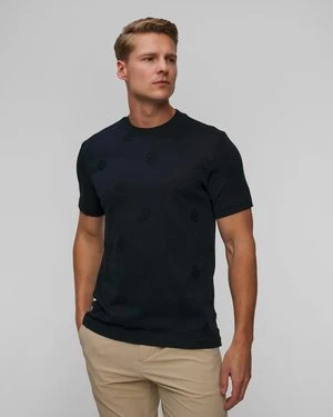 Granatowy T-shirt Męski Hugo Boss C-thompson