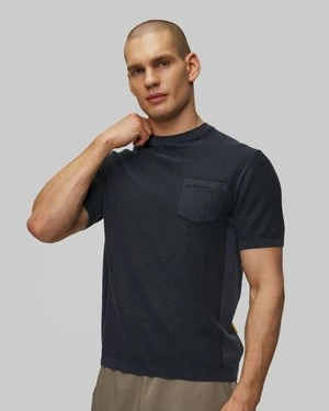 Granatowy T-shirt męski Parajumpers Cyril