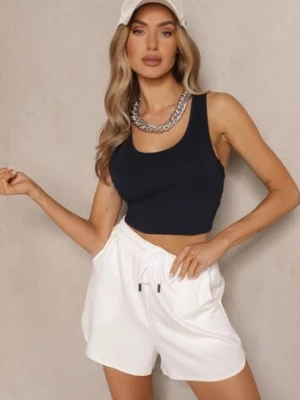 Granatowy Tank Top z Bawełny Basic Emiaris j.style