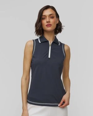 Granatowy Top Damski Varley Cammie Performance Tank