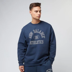 New Balance Graphic Crew mężczyźni Bluzy niebieski rozmiar Odzież