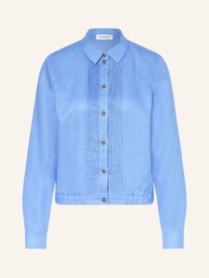 Grasegger Bluzka Bawarska Evelin Z Lnu blau