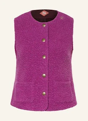 Grasegger Kamizelka Z Pluszowego Materiału pink