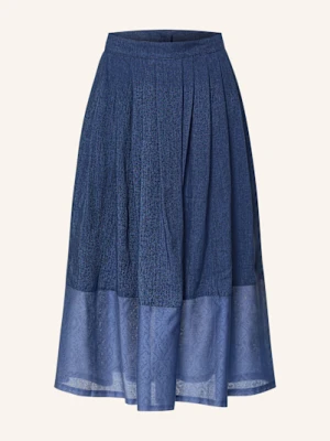 Grasegger Spódnica Do Stroju Ludowego Ida Z Lnu blau