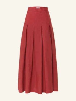 Grasegger Spódnica W Stylu Ludowym Ivy Z Lnu orange