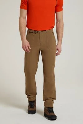 Grassland spodnie męskie z paskiem - Beige Mountain Warehouse