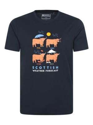 Great British Weather — koszulka męska z nadrukiem - Navy Mountain Warehouse
