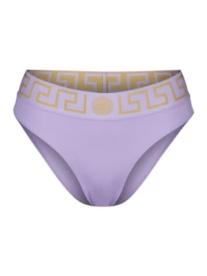 Grecka Dolna Część Bikini Fioletowy Nylon Versace