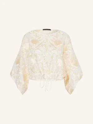 Greek Archaic Kori Krótka Bluzka Blossom weiss