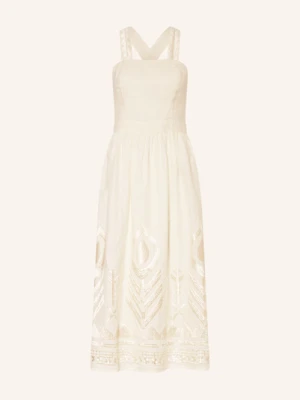 Greek Archaic Kori Sukienka Feather Z Lnu gold