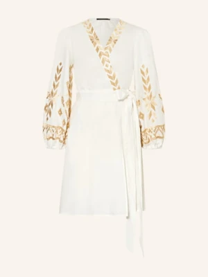 Greek Archaic Kori Sukienka Plażowa Ios Z Lnu weiss