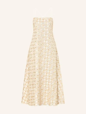 Greek Archaic Kori Sukienka Plażowa Maxi Flakes weiss