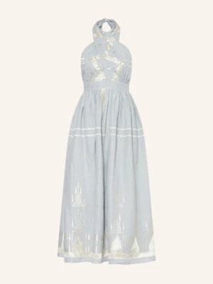 Greek Archaic Kori Sukienka Plażowa Roots Z Błyszczącą Przędzą grau