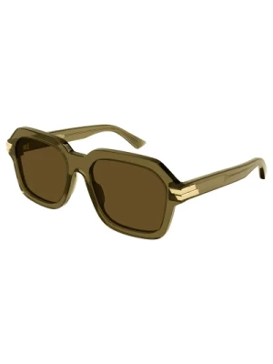 Green/Brown Sunglasses Bottega Veneta