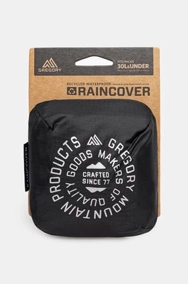 Gregory pokrowiec przeciwdeszczowy na plecak Raincover 30L kolor czarny RAINCOVER.30L