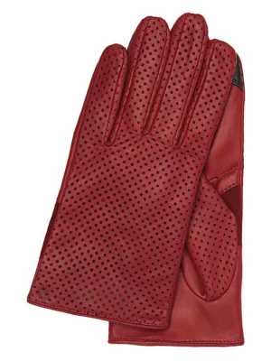 Gretchen Skórzane rękawiczki "Klea" w kolorze czerwonym rozmiar: 7