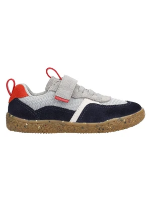 Groundies Buty barefoot "Lou 2.0" w kolorze szaro-granatowo-czerwonym rozmiar: 31