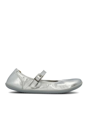 Groundies Skórzane buty "Amber 2.0" w kolorze srebrnym do chodzenia na boso rozmiar: 38
