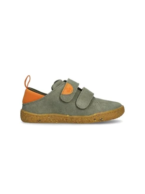 Groundies Skórzane buty barefoot "Malmö" w kolorze khaki rozmiar: 26