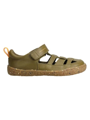 Groundies Skórzane buty barefoot "Noto 2.0" w kolorze khaki rozmiar: 32