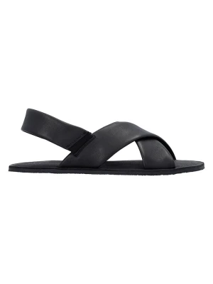 Groundies Skórzane buty barefoot "Verona" w kolorze czarnym rozmiar: 41